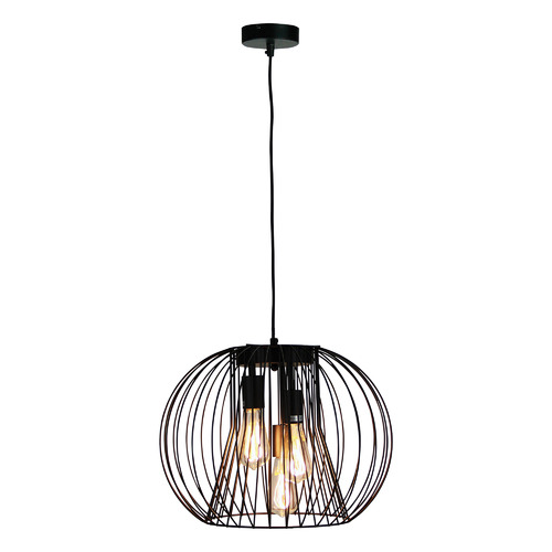 Metal wire store pendant light